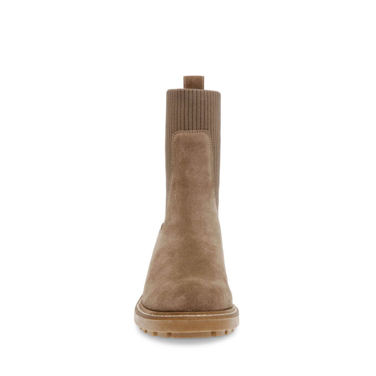 Steve Madden Kiley Platform Bootie taupe front | MILK MONEY milkmoney.co | cute shoes for women. ladies shoes. nice shoes for women. footwear for women. ladies shoes online. ladies footwear. womens shoes and boots. pretty shoes for women. beautiful shoes for women.