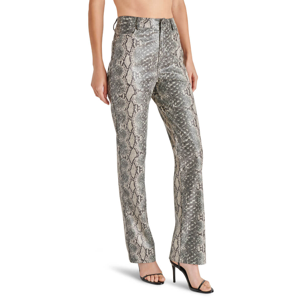 Steve Madden Loren Faux Snakeskin Pant side | MILK MONEY milkmoney.co | cute pants for women. cute trendy pants.