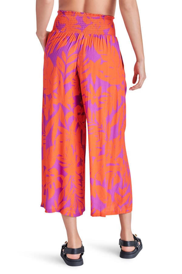 Steve Madden Resort Trouser orange back  | MILK MONEY milkmoney.co | cute pants for women. cute trendy pants.
