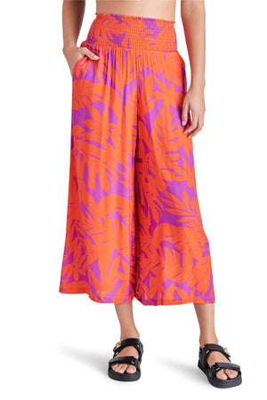 Steve Madden Resort Trouser orange front | MILK MONEY milkmoney.co | cute pants for women. cute trendy pants.