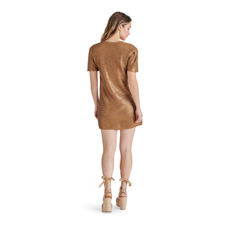 Steve Madden Santana Dress brown back | MILK MONEY milkmoney.co | cute clothes for women. womens online clothing. trendy online clothing stores. womens casual clothing online. trendy clothes online. trendy women's clothing online. ladies online clothing stores. trendy women's clothing stores. cute female clothes.
