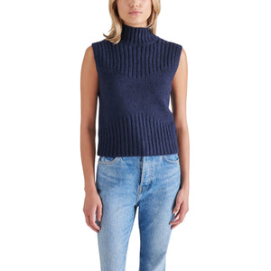 Steve Madden Serin Sweater  blue front | MILK MONEY milkmoney.co | cute clothes for women. womens online clothing. trendy online clothing stores. womens casual clothing online. trendy clothes online. trendy women's clothing online. ladies online clothing stores. trendy women's clothing stores. cute female clothes.
