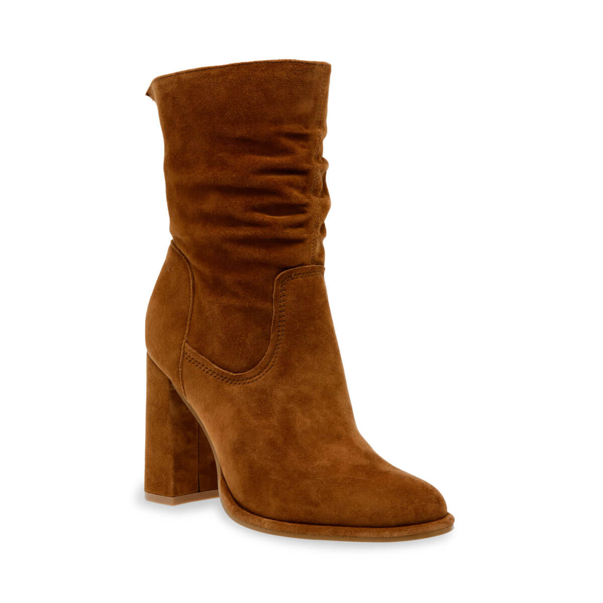 Steve Madden Vector Slouch Bootie chestnut side front | MILK MONEY milkmoney.co | cute shoes for women. ladies shoes. nice shoes for women. footwear for women. ladies shoes online. ladies footwear. womens shoes and boots. pretty shoes for women. beautiful shoes for women.
