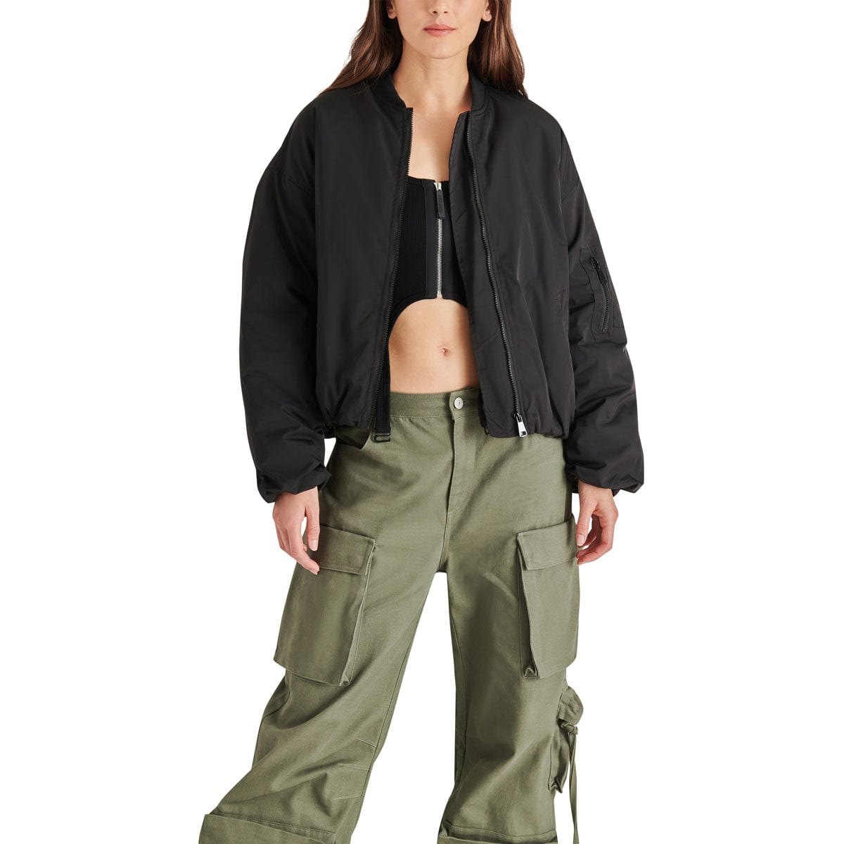 Steve Madden Vida Bomber Jacket | Women's Jackets | MILK MONEY