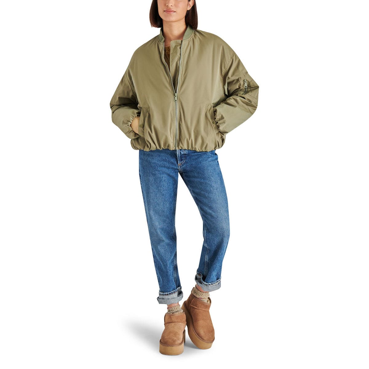 Steve Madden Vida Bomber Jacket | Women's Jackets | MILK MONEY