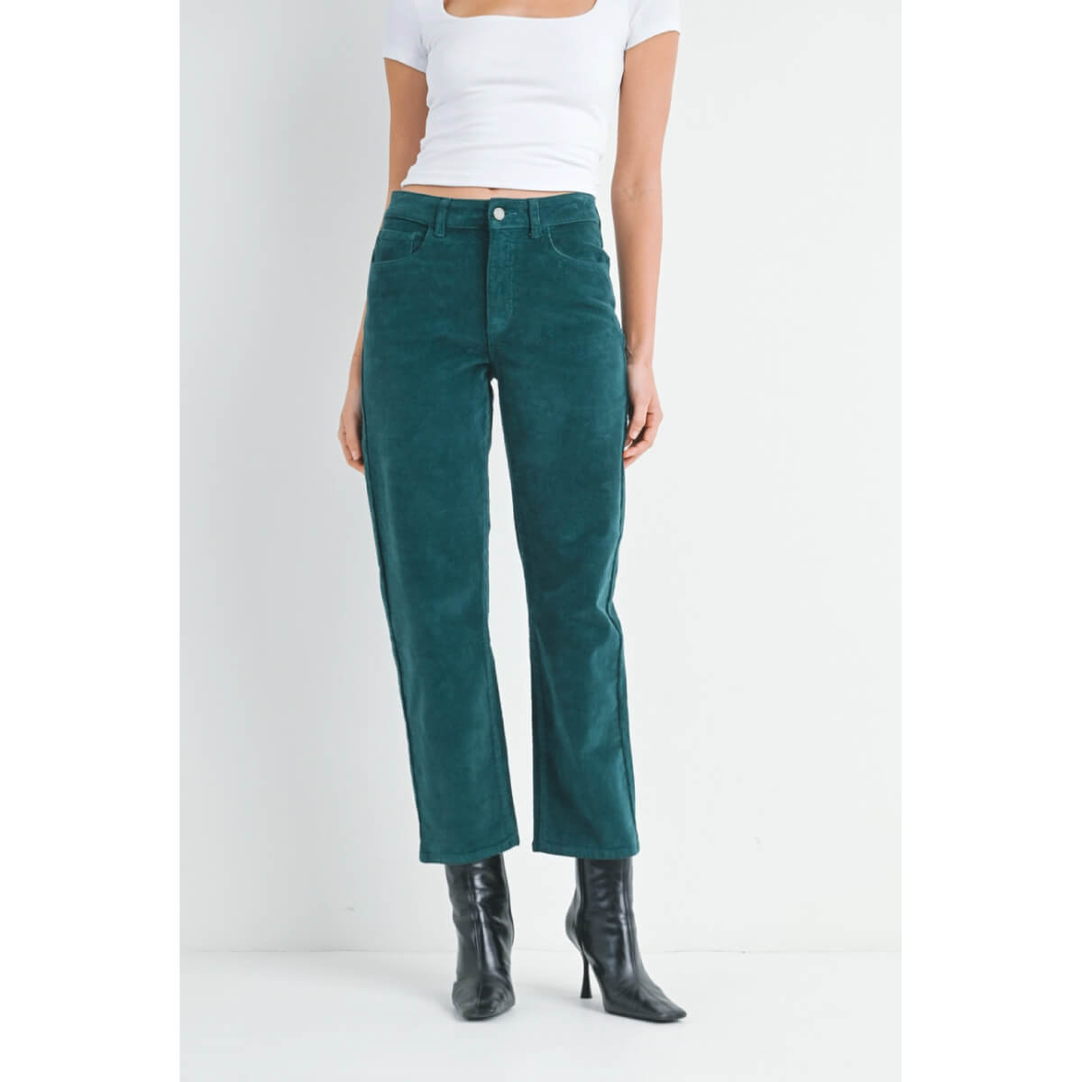 Straight Leg Corduroy Pants