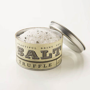 beautiful briny sea Truffle Sea Salt front | MILK MONEY milkmoney.co | white elephant gift ideas, gift, mother's day gift ideas, white elephant gift, gift shops near me