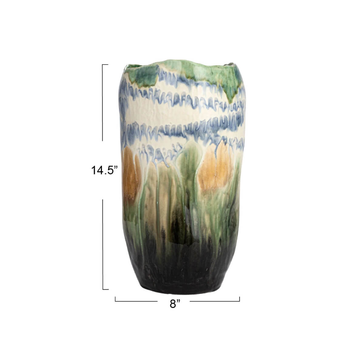 Watercolor Story Stoneware Vase | MILK MONEY milkmoney.co | 	Home decor online, Modern home decor, Luxury home furnishings, Best home decor, Home accessories for sale, Living room furniture sets, Kitchen decor ideas, Wall art for home, Bathroom accessories, Vintage home decor, Minimalist home decor
