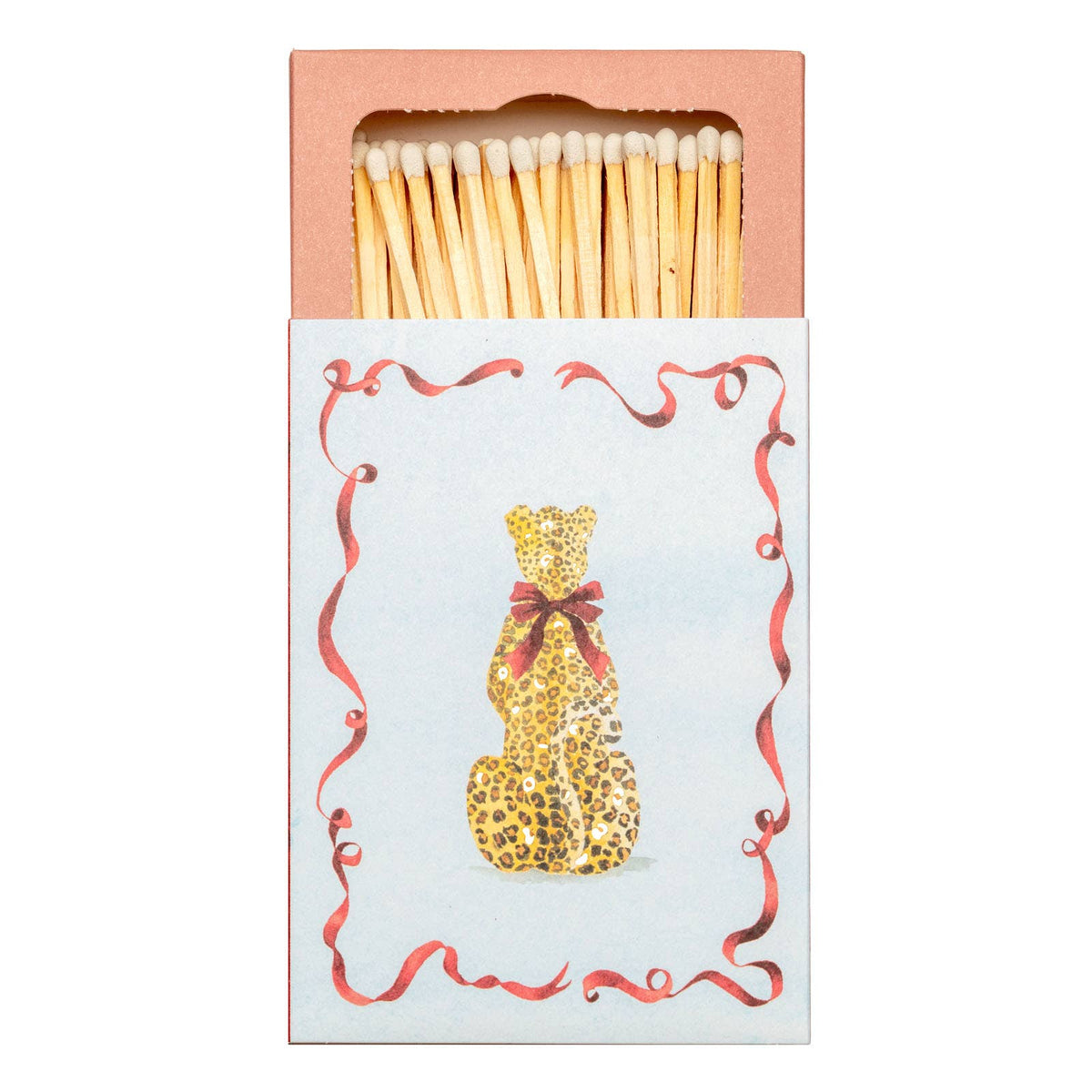 Leopard With A Bow Matchbox