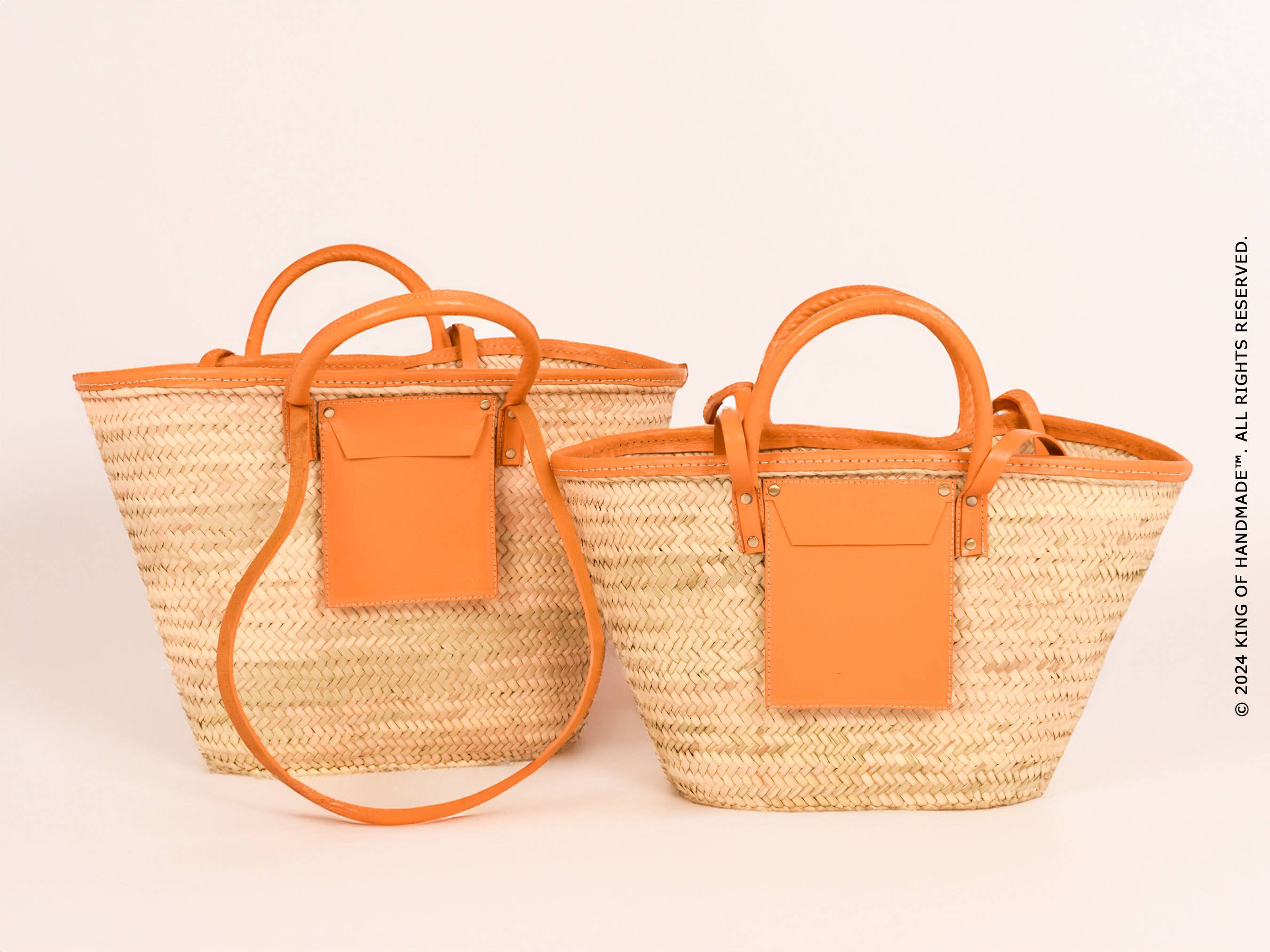 Woven Straw Shoulder Tote Bag