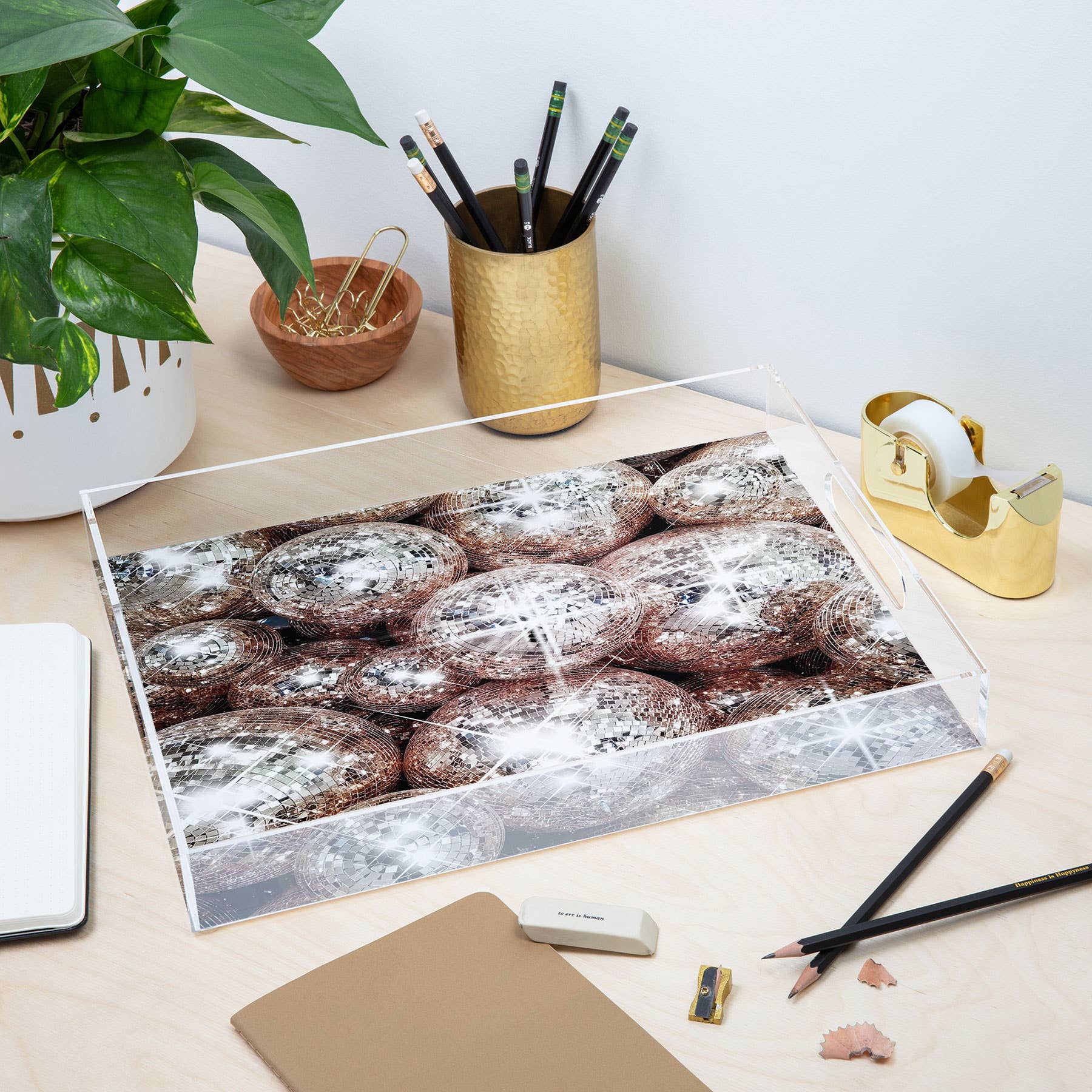 Disco Balls Acrylic Tray