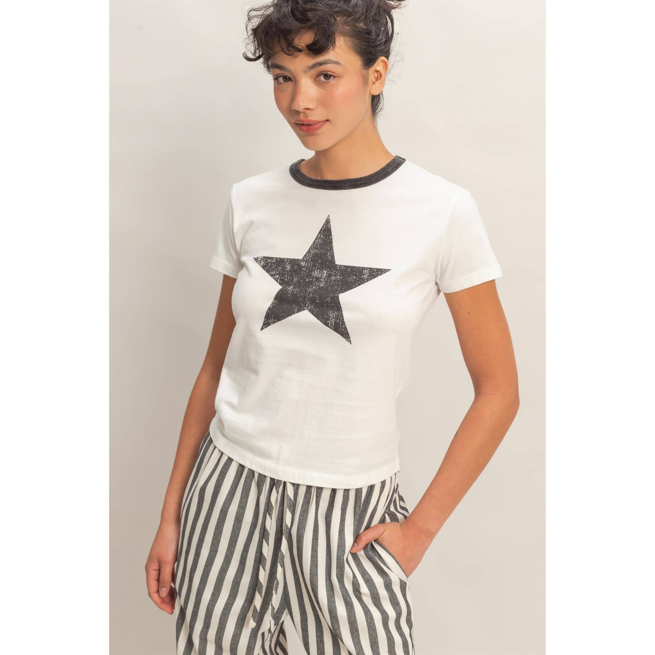 Star Crew Neck T-Shirt