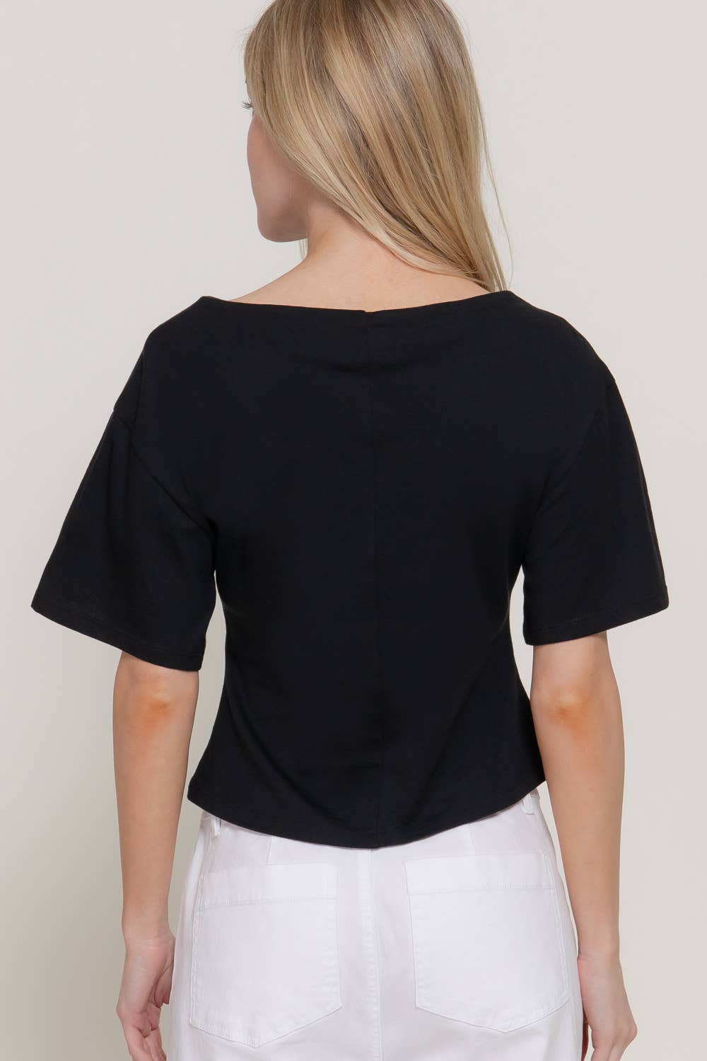 Boat Neck Cotton Top