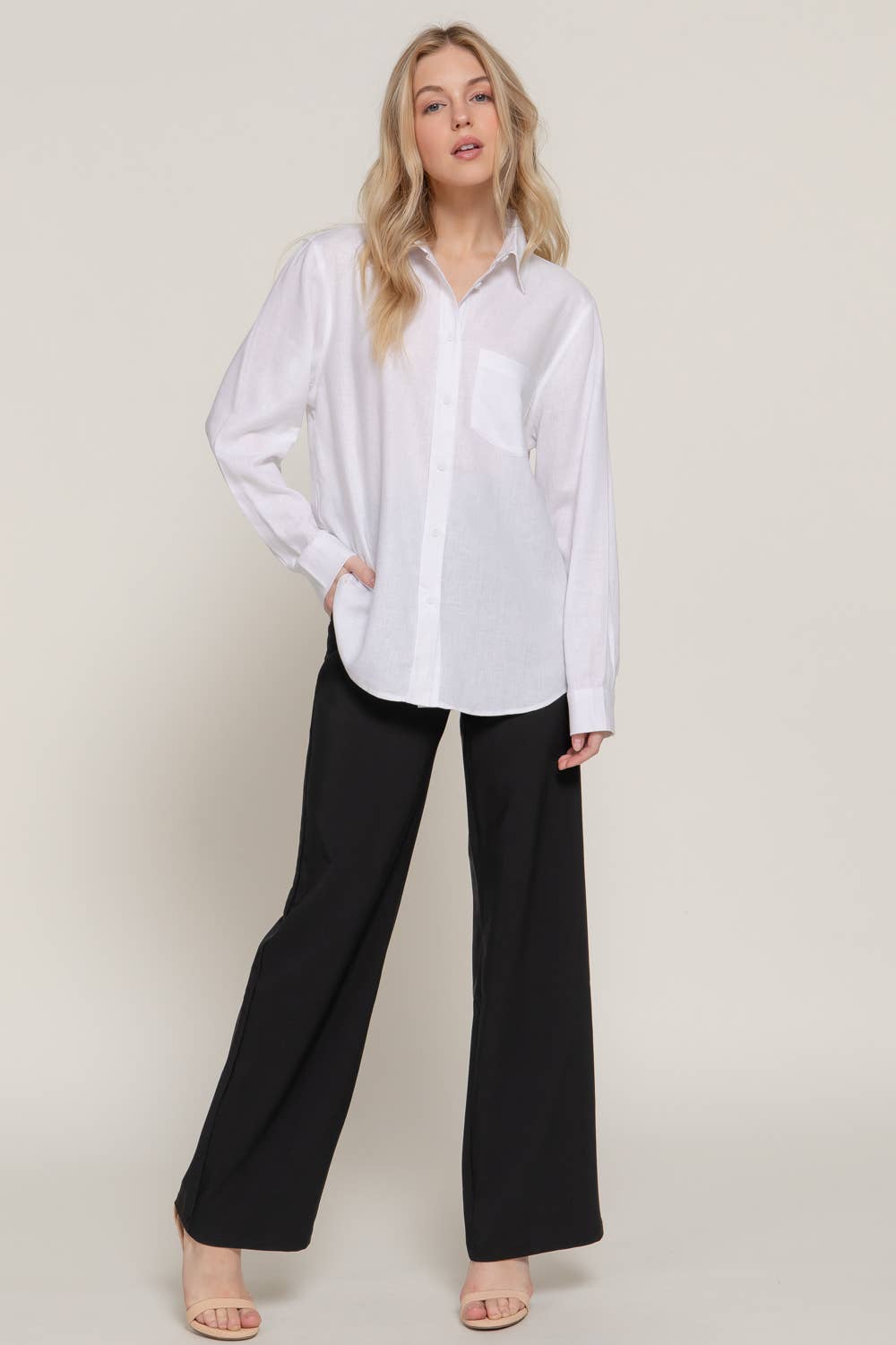Long Sleeve Linen Shirt