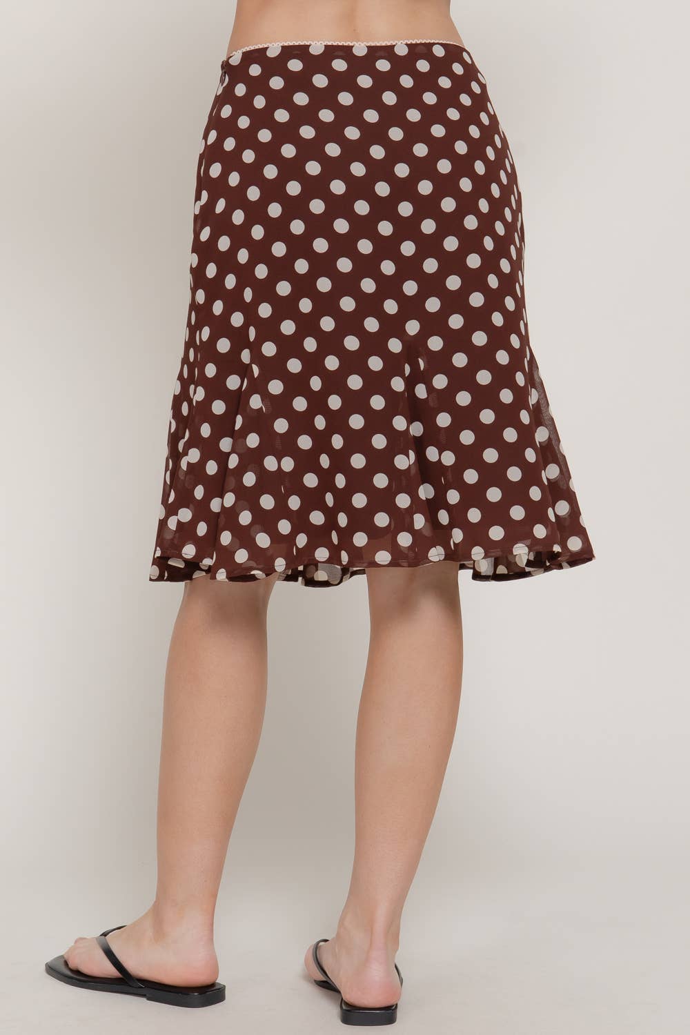 Polka Dot Chiffon Skirt