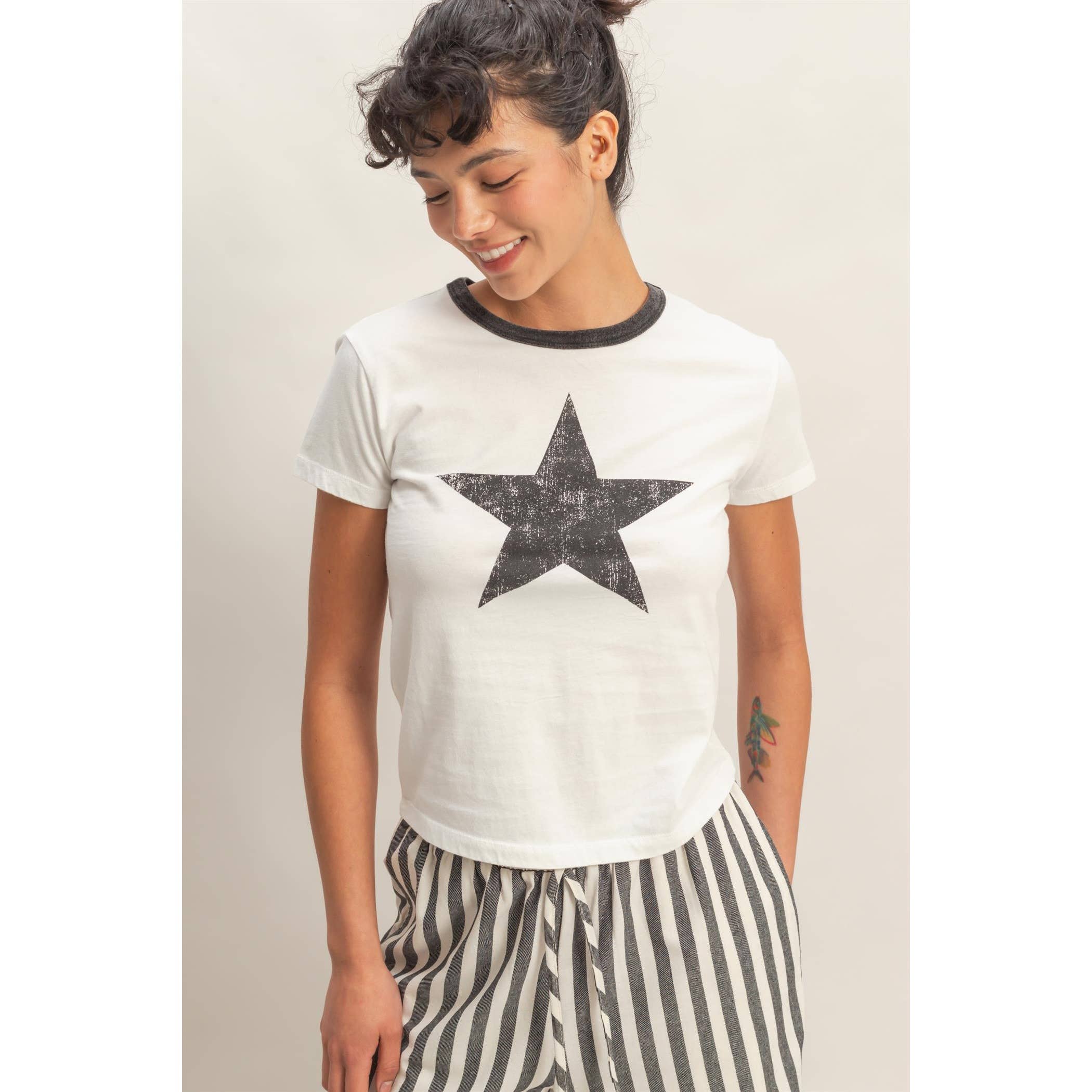 Star Crew Neck T-Shirt