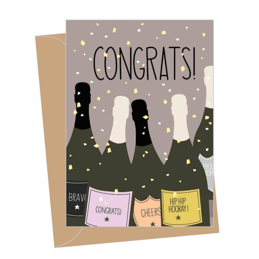 Mini Congratulations Champagne Cards