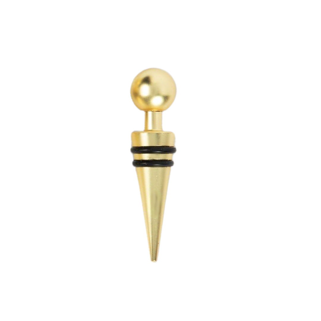 Gold Metal Wine Bottle Stopper