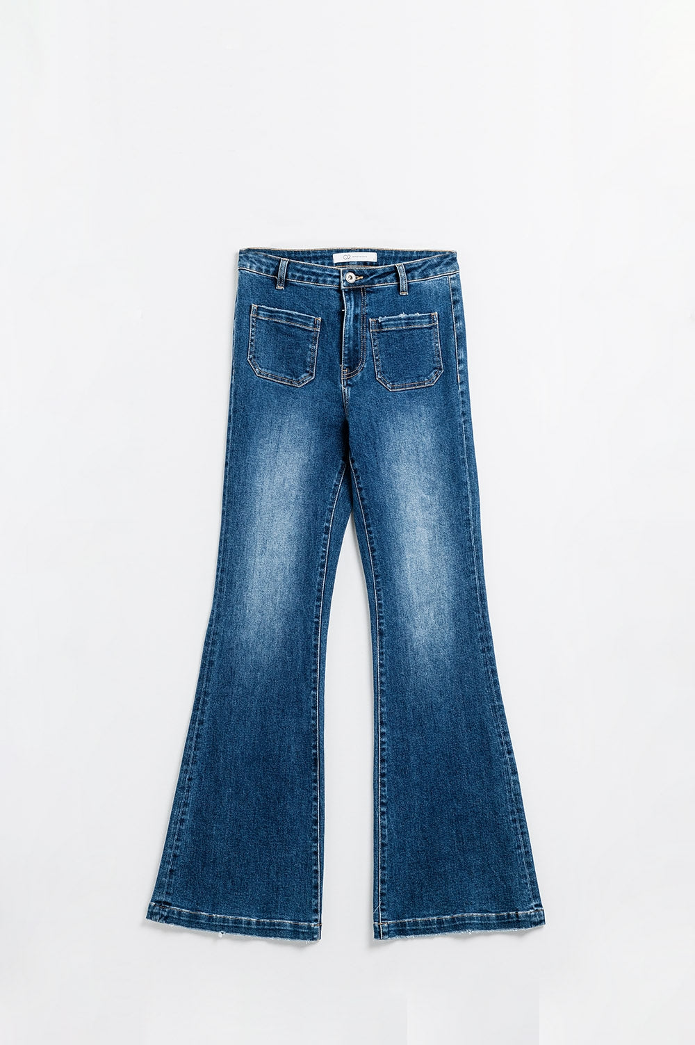 Flare Jeans w/ Front Pockets