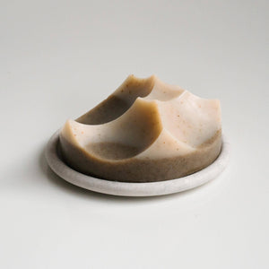 Ume Studio Bouton Soap Dish grey front | MILK MONEY milkmoney.co | 	Home decor online, Modern home decor, Luxury home furnishings, Best home decor, Home accessories for sale, Living room furniture sets, Kitchen decor ideas, Wall art for home, Bathroom accessories, Vintage home decor, Minimalist home decor
