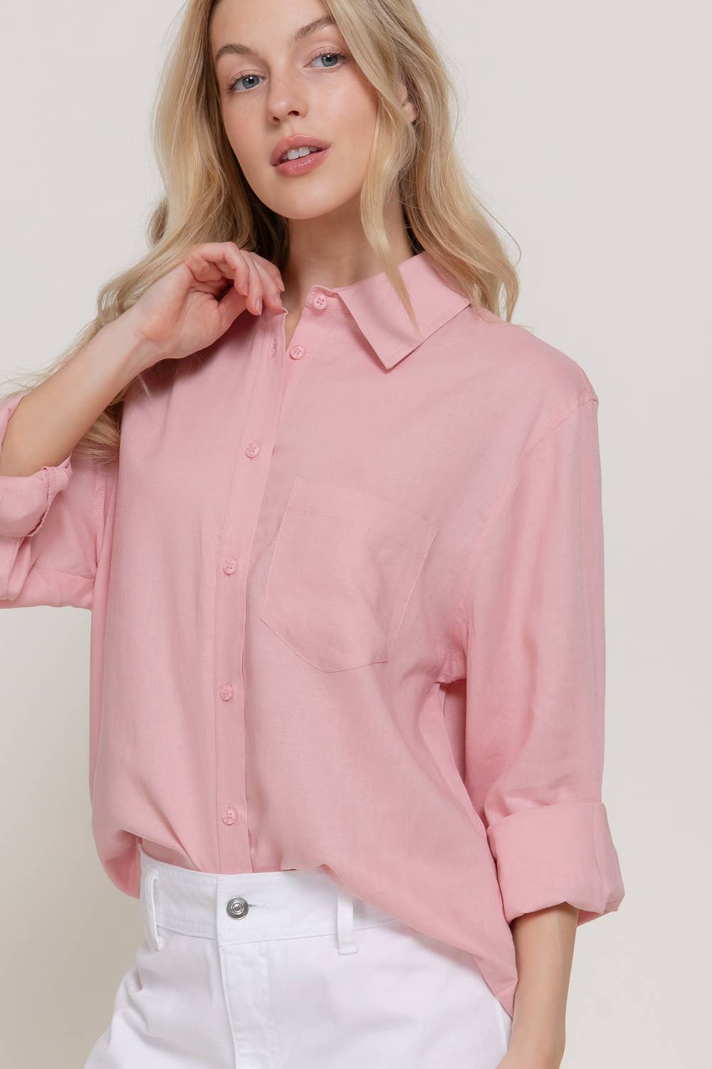 Long Sleeve Linen Shirt