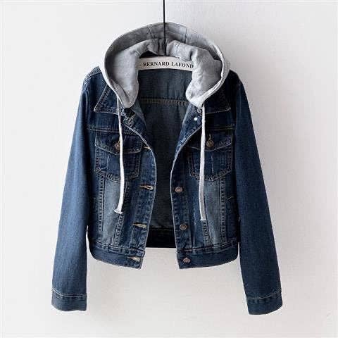 Hooded Denim Jacket