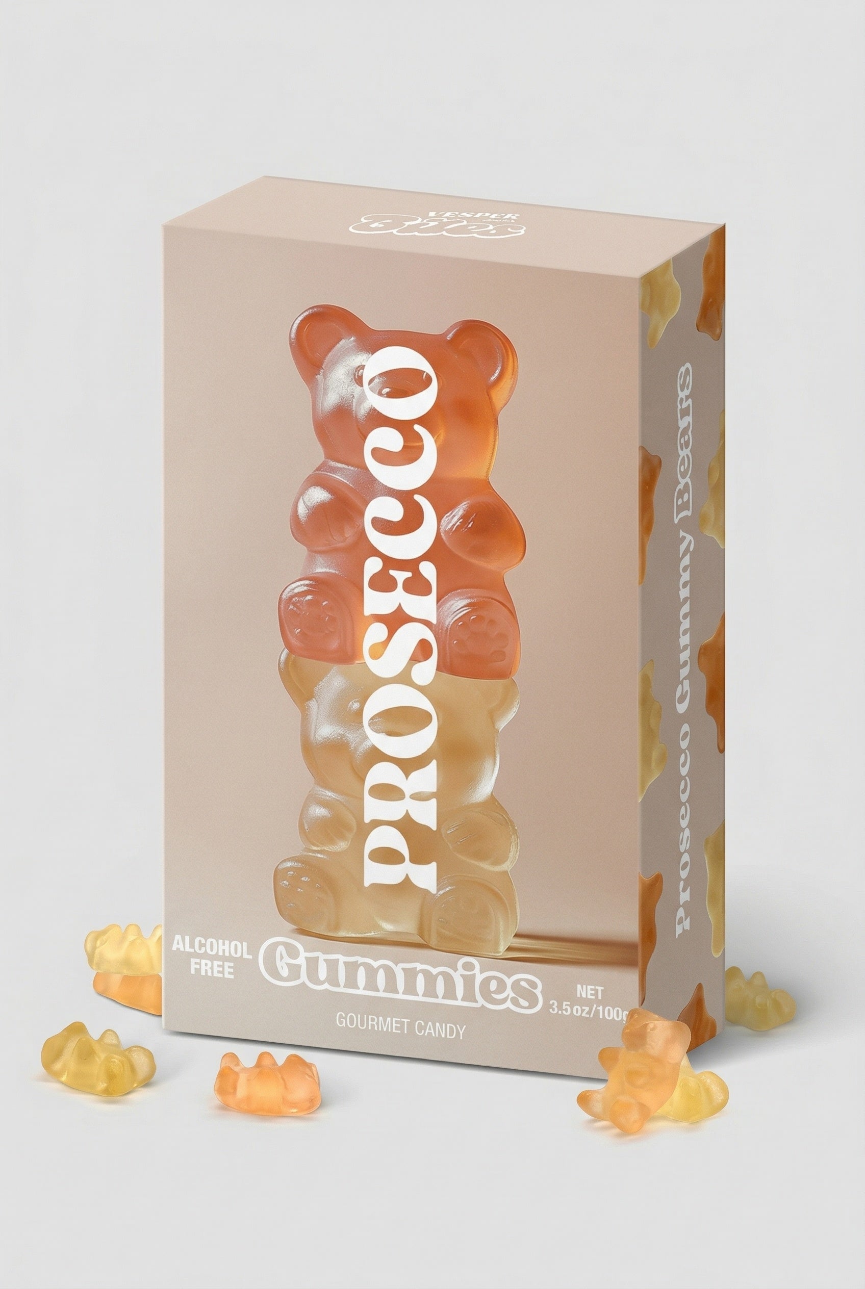 Prosecco Inspired Gummy Bears