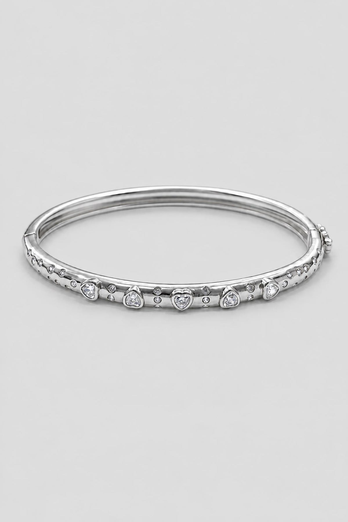 Diamond Accent Heart Bracelet