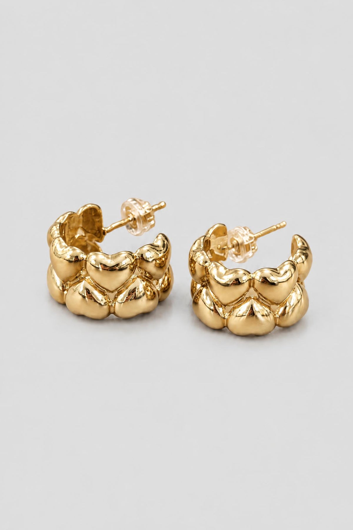 Heart Hoop Earrings