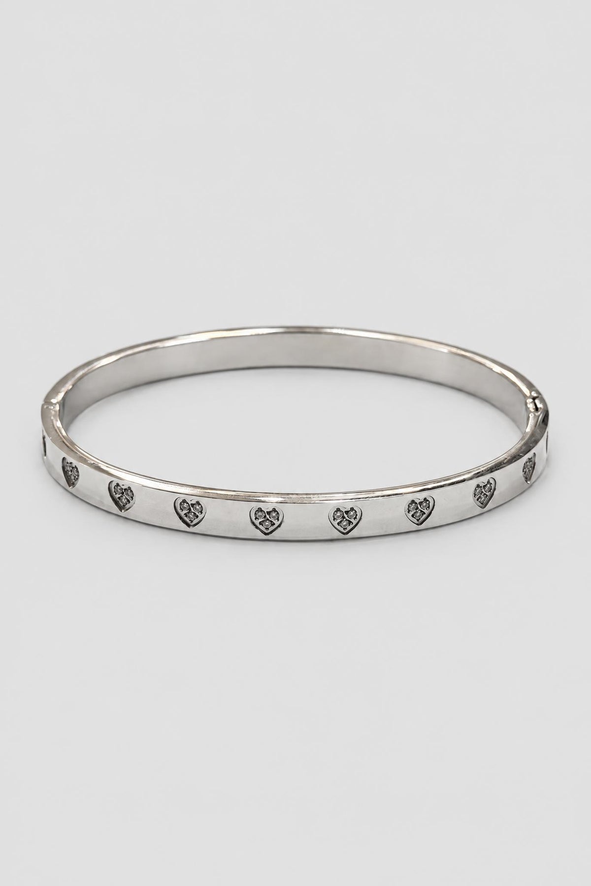Silver Hearts Bracelet