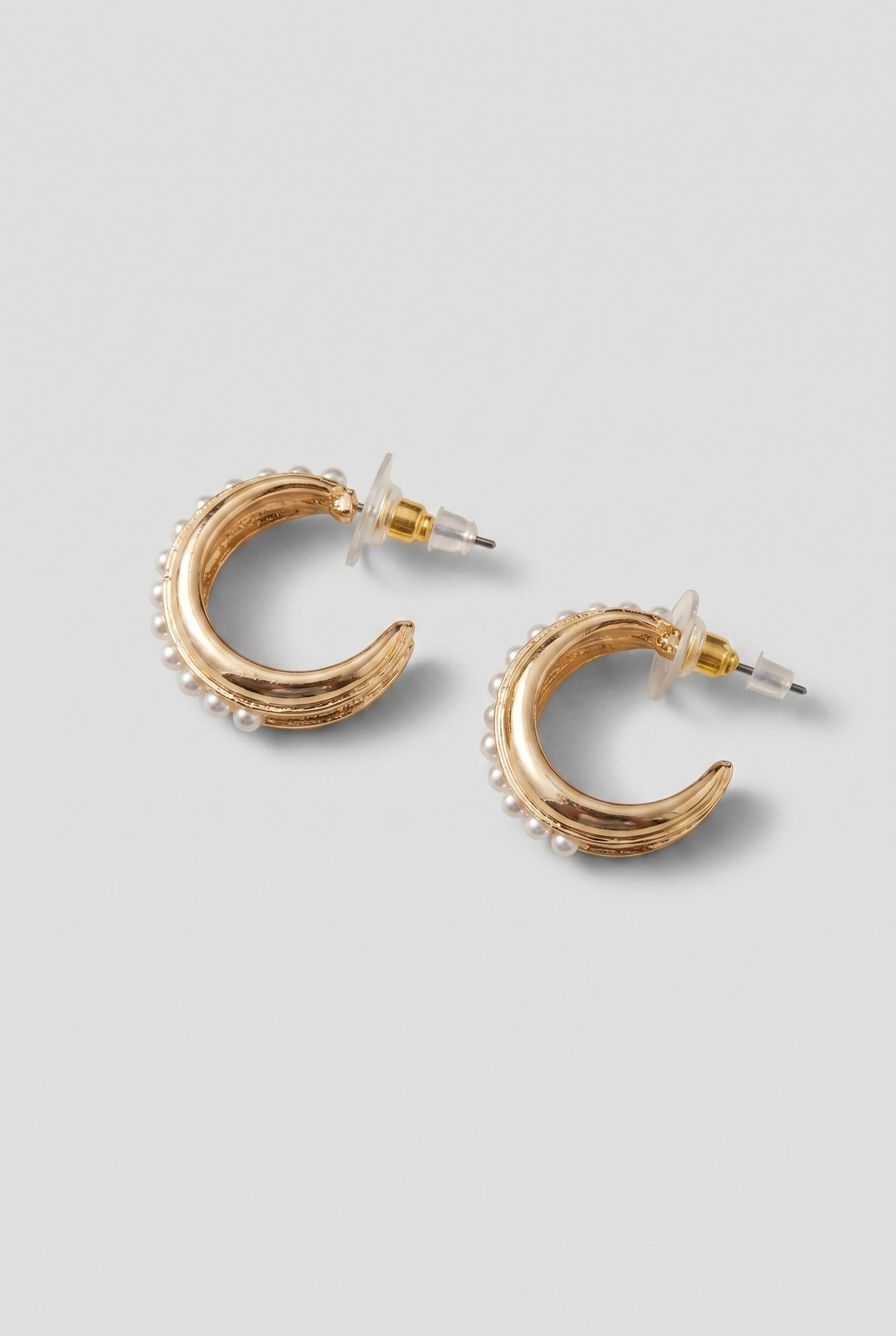 Hoop Pearl Earrings