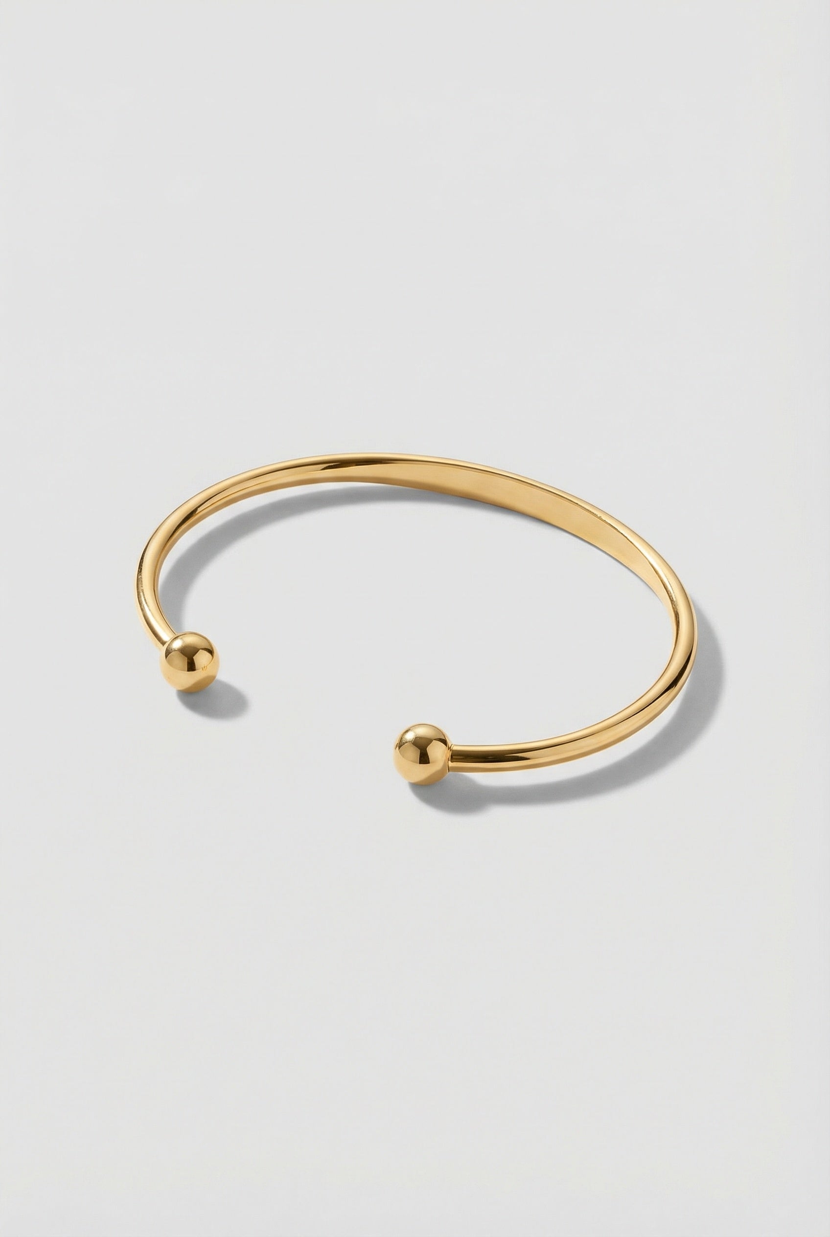 Gold Ball Cuff Bracelet