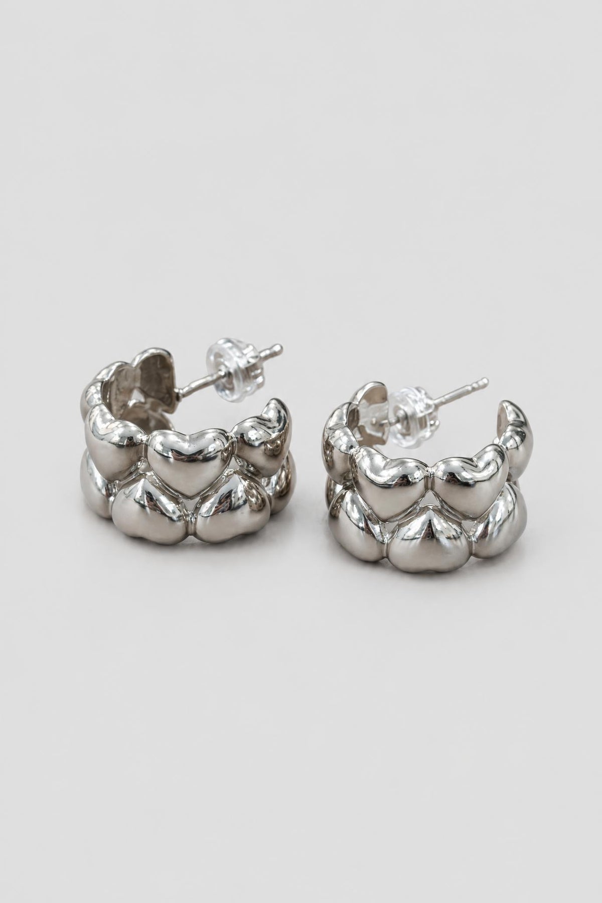 Heart Hoop Earrings