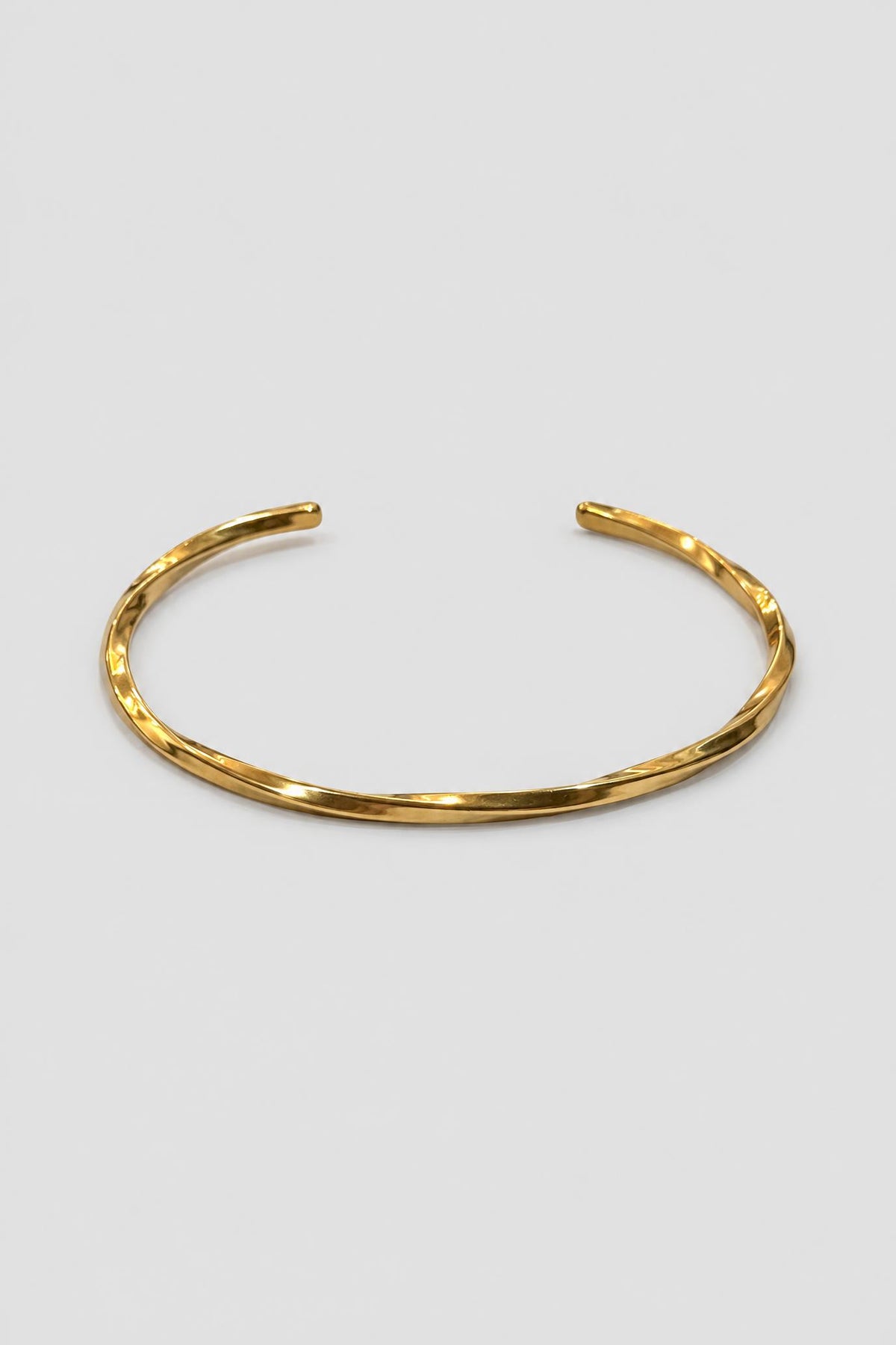 Skinny Gold Twist Bracelet