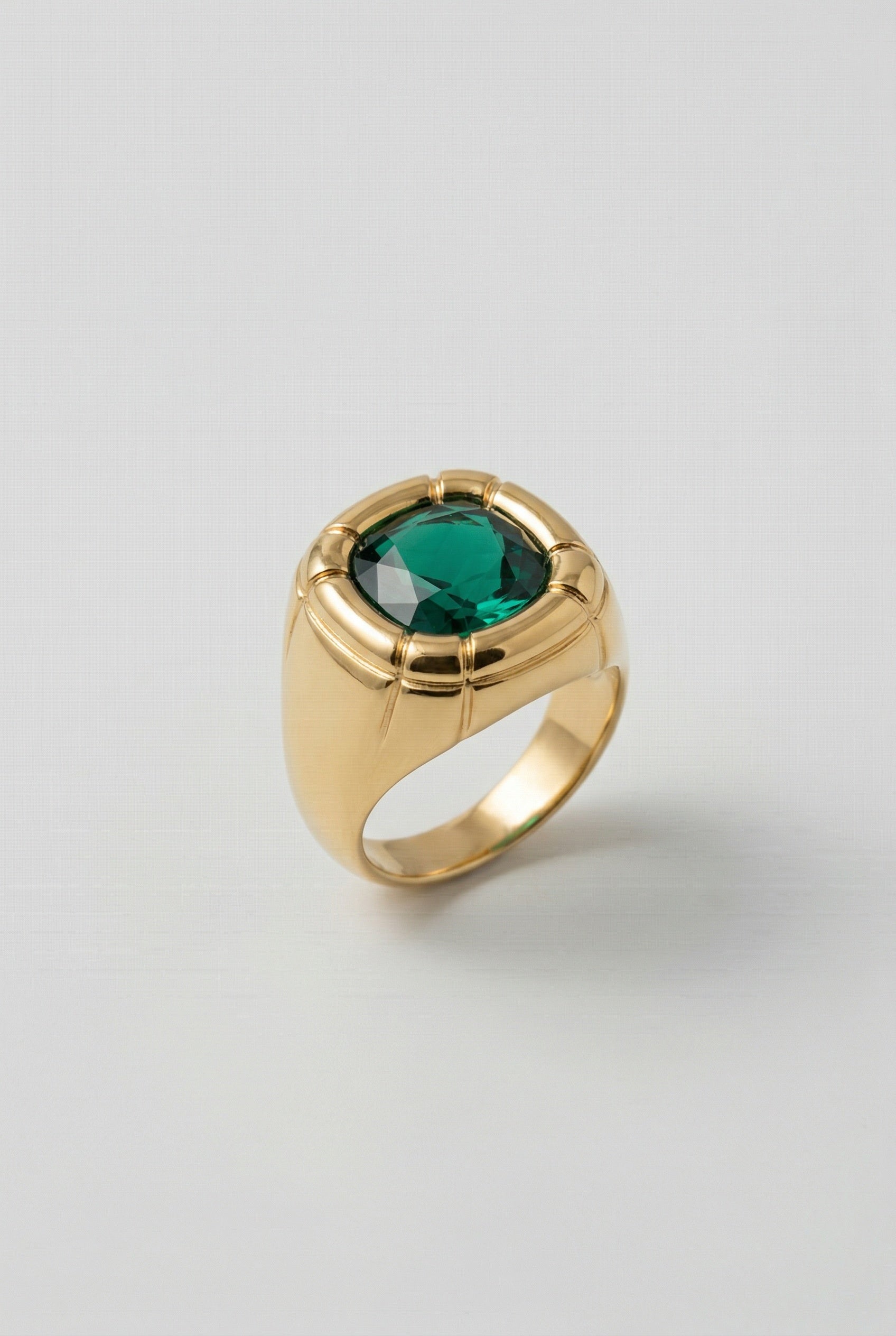 Emerald Signet Ring
