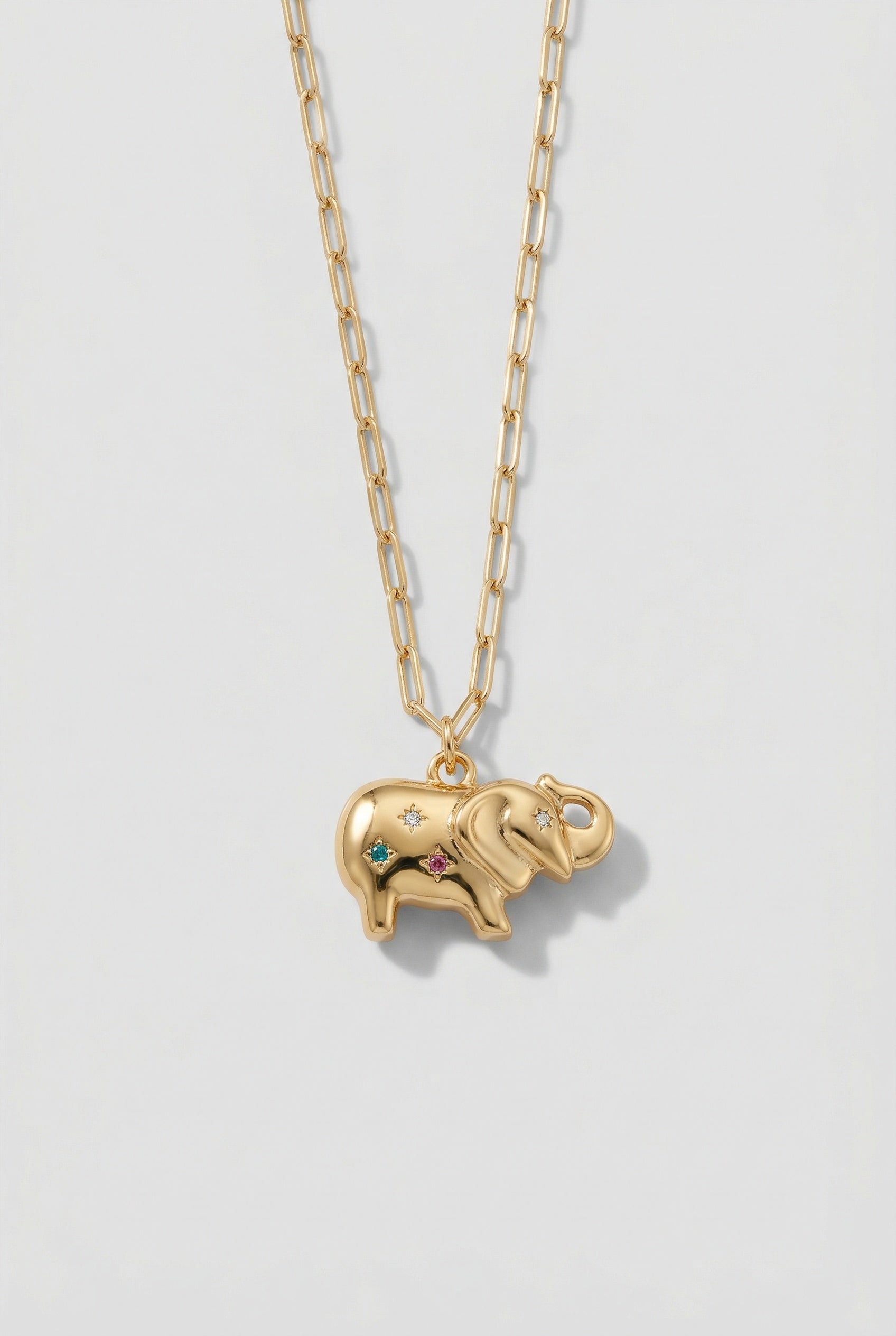 Bejeweled Elephant Necklace