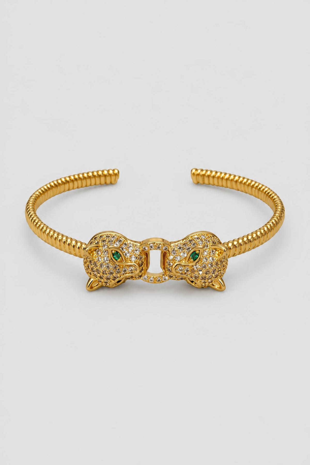 Double Jaguar Head Bracelet