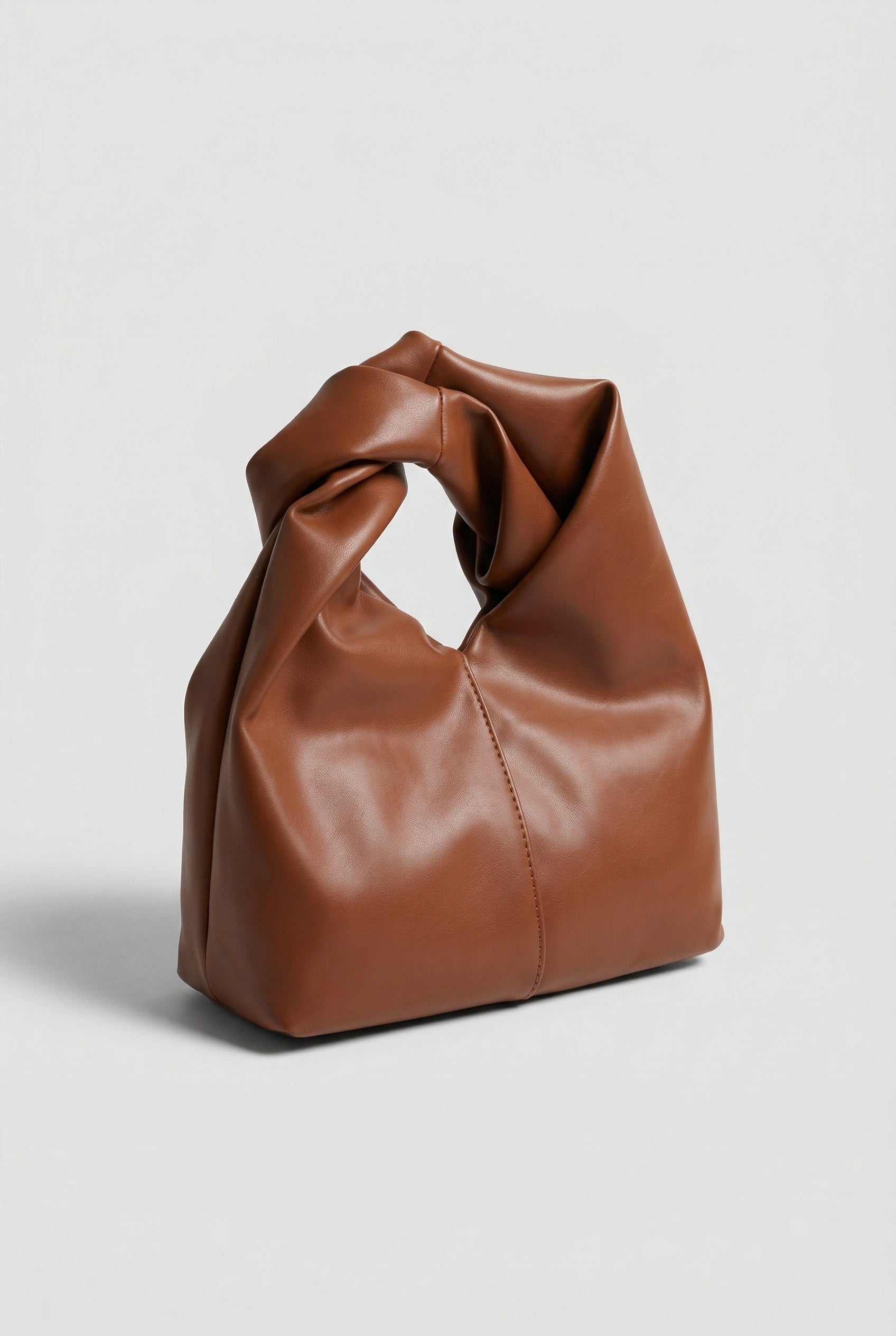 Twist Handle Hobo Bag