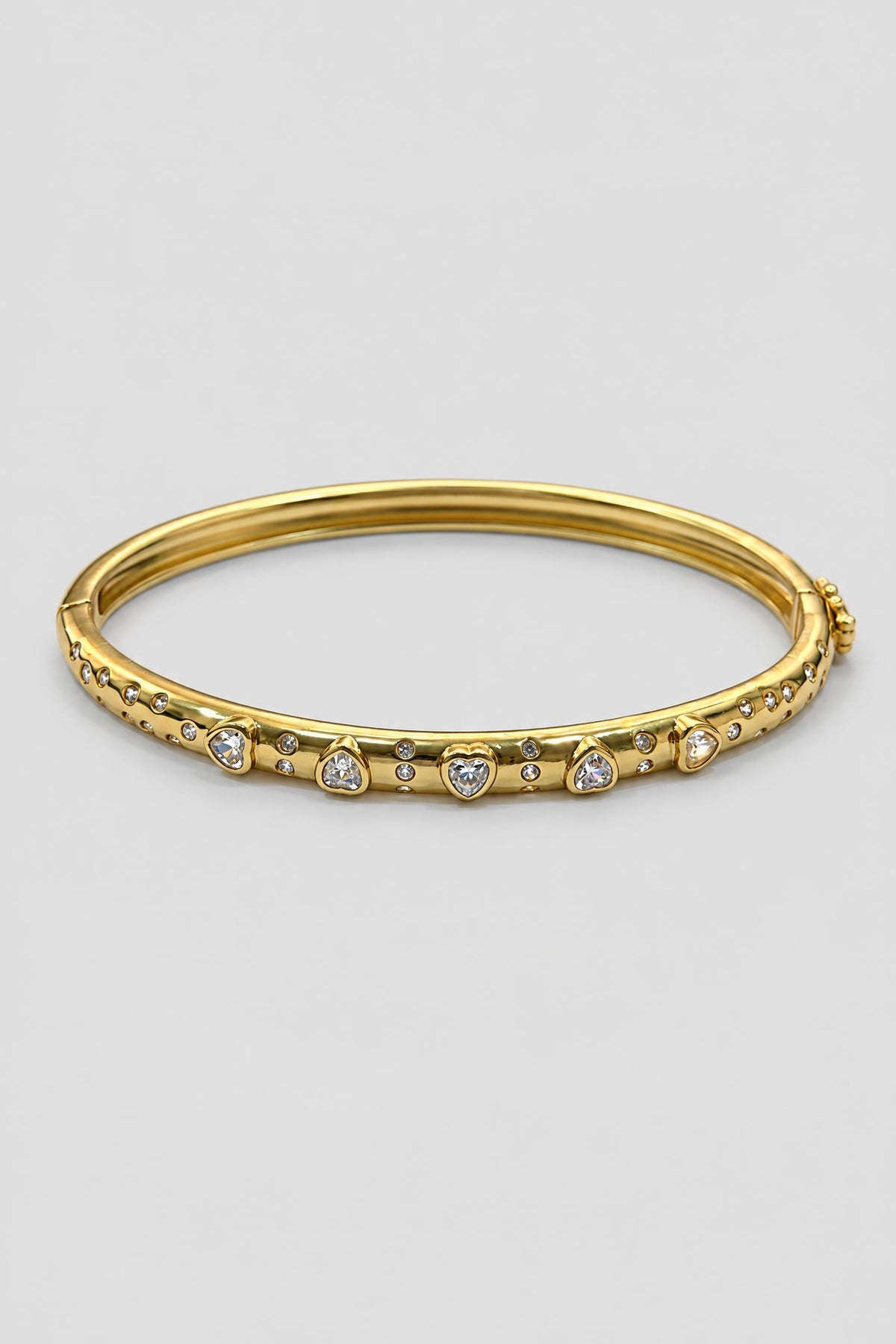 Diamond Accent Heart Bracelet