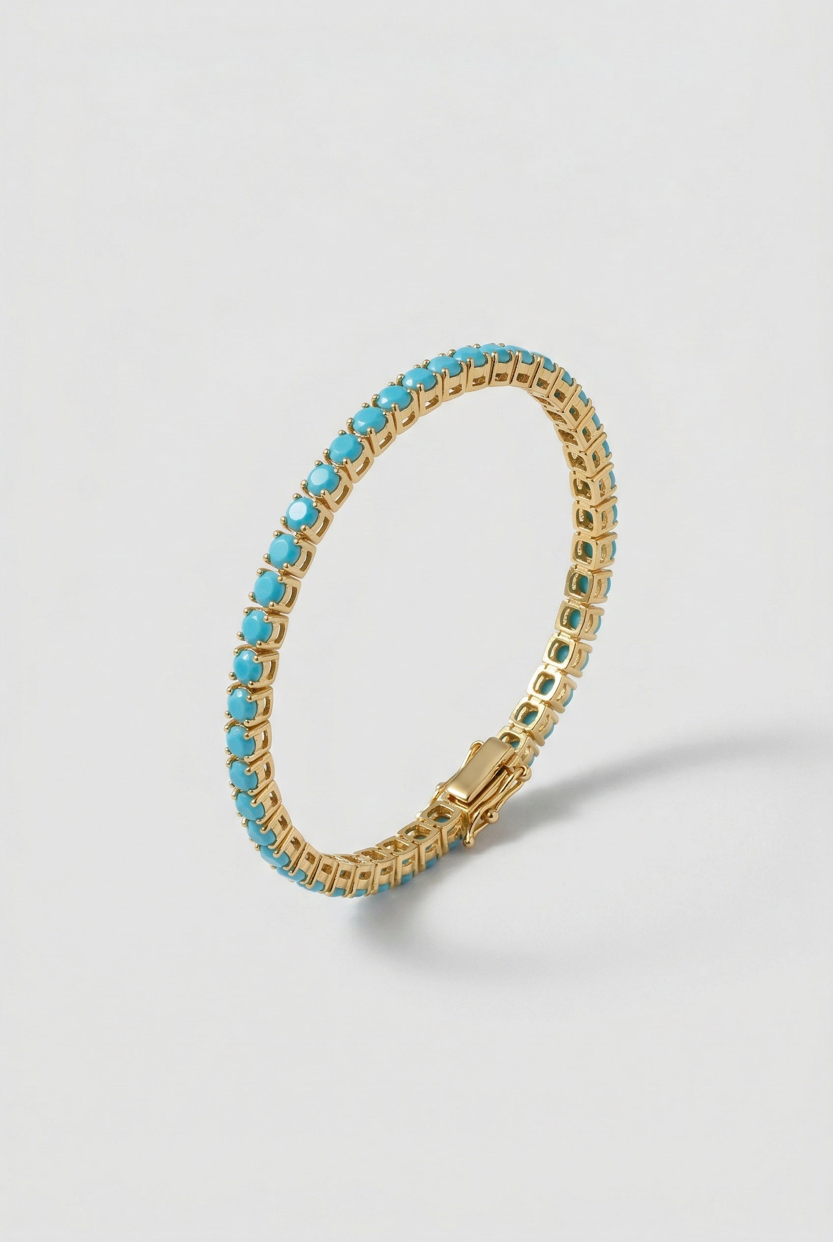 Turquoise Glow Tennis Bracelet