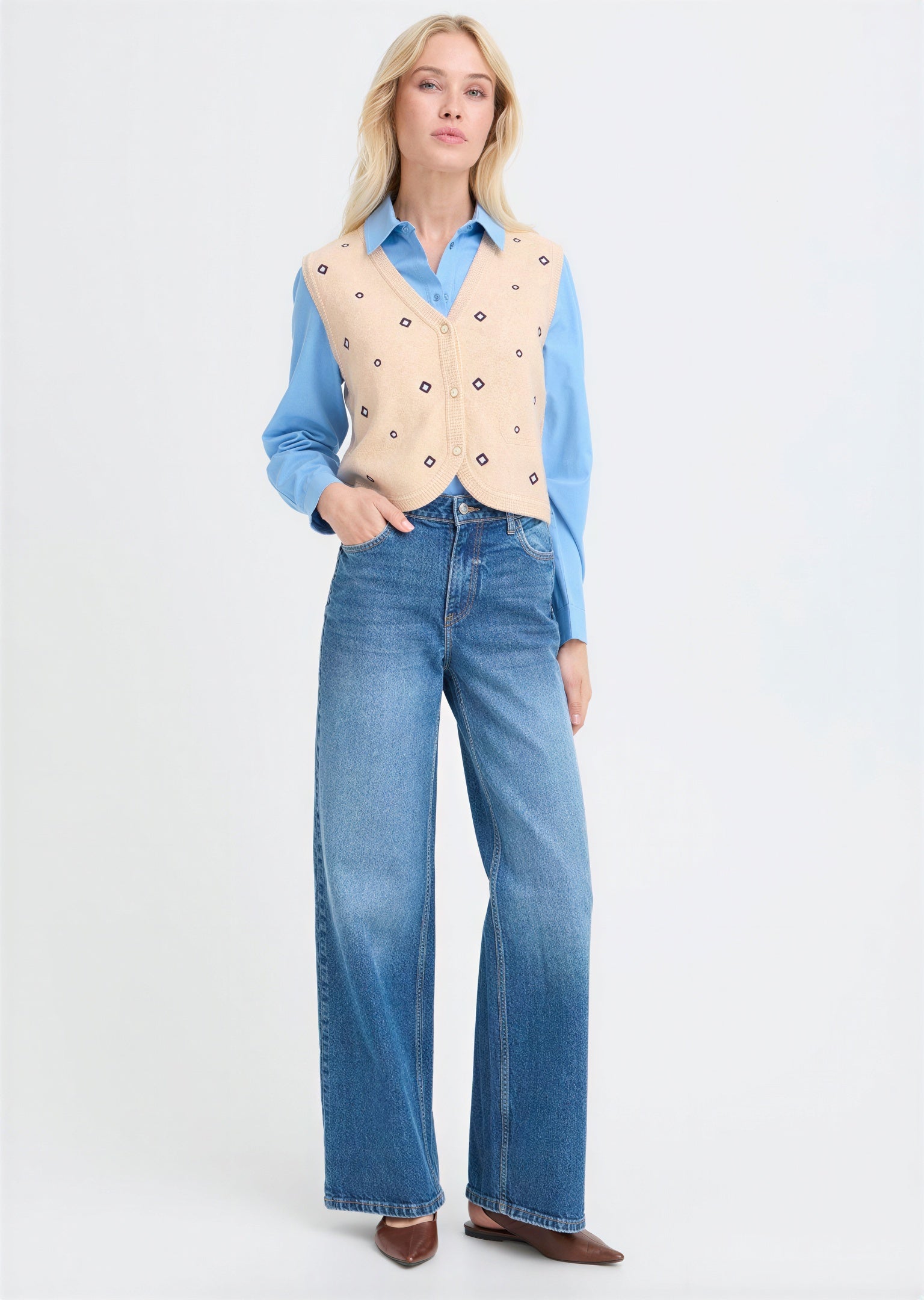 Bynadika Embroidered Vest