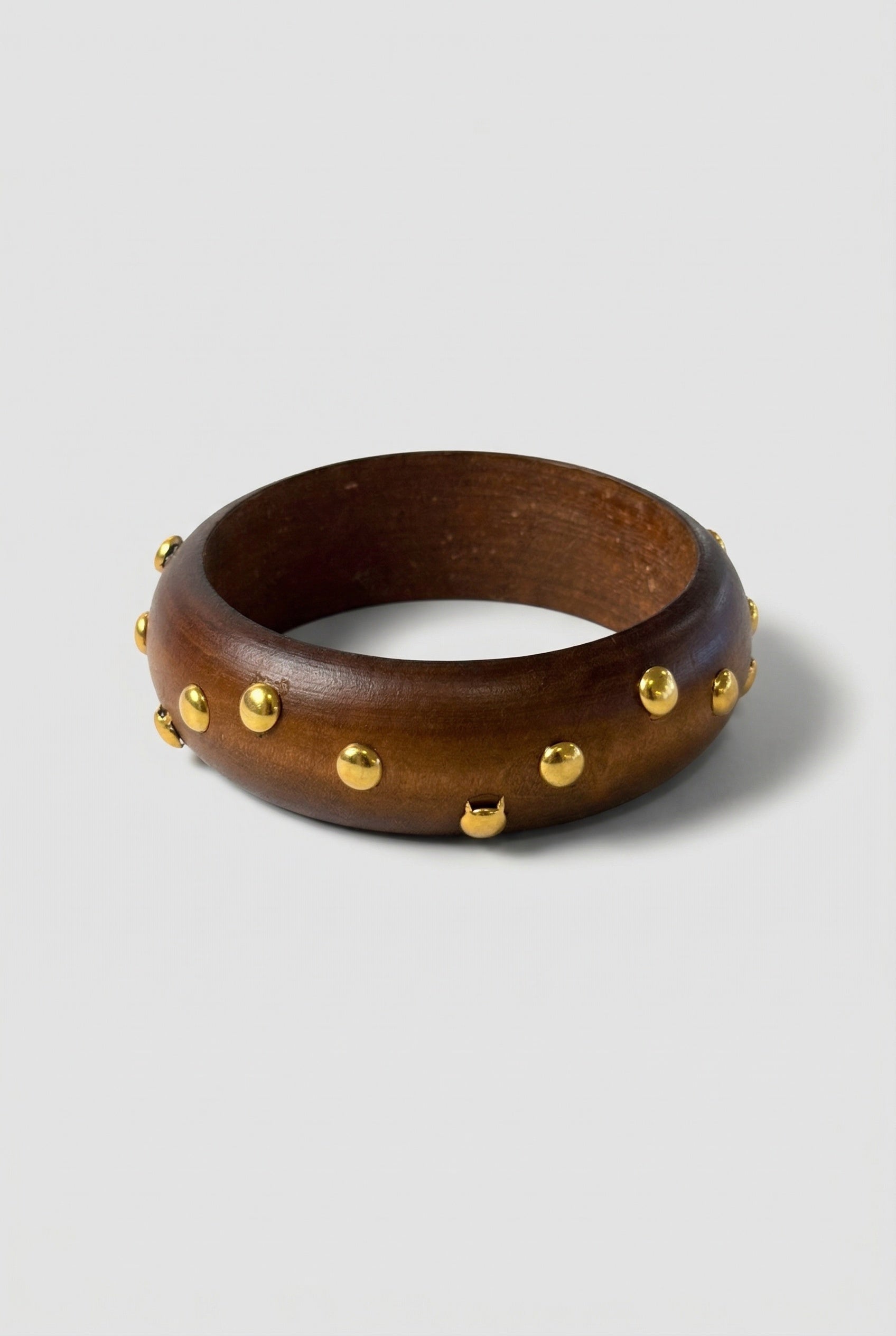 Studded Wooden Bangle