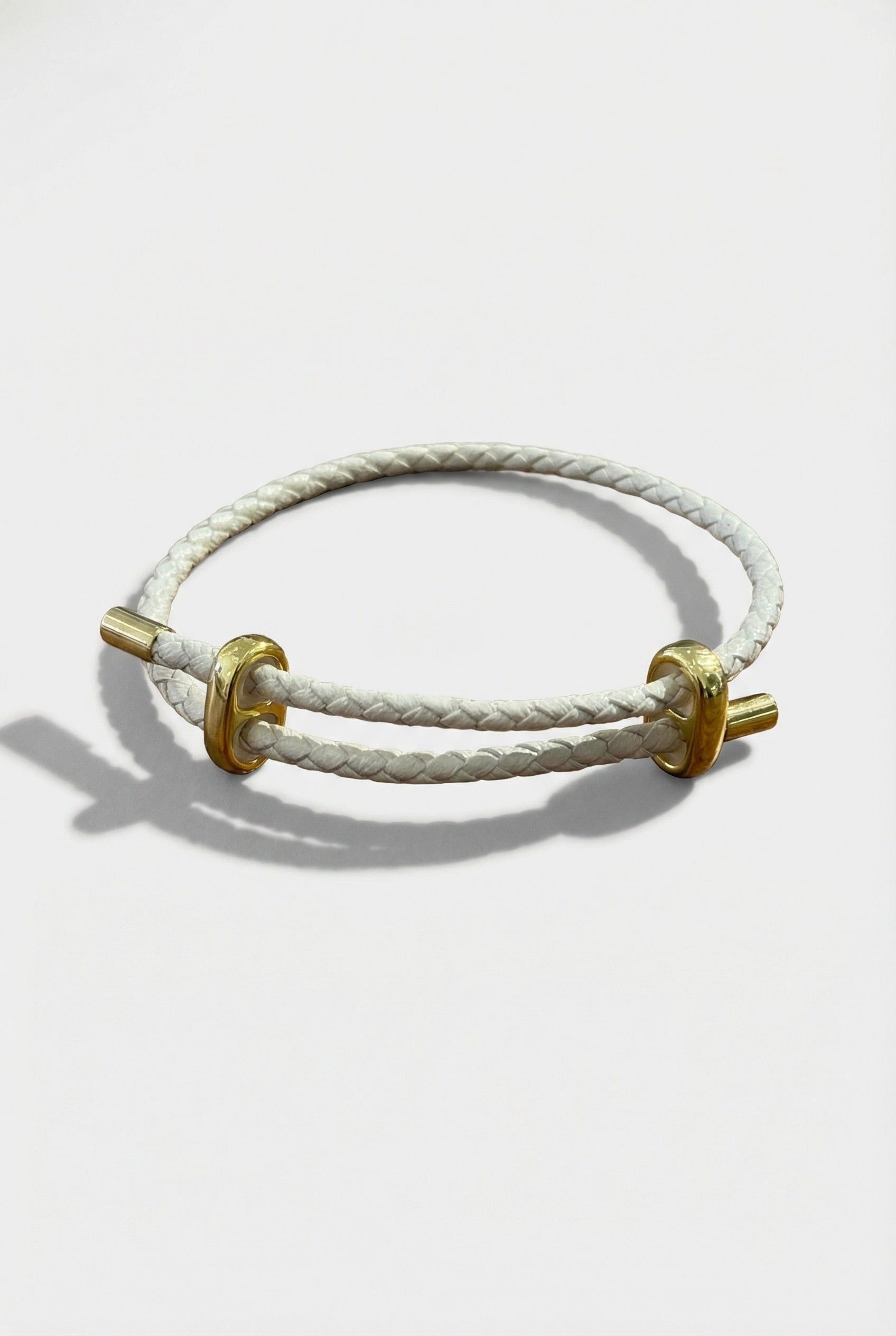 Adjustable Braided Leather Bracelet