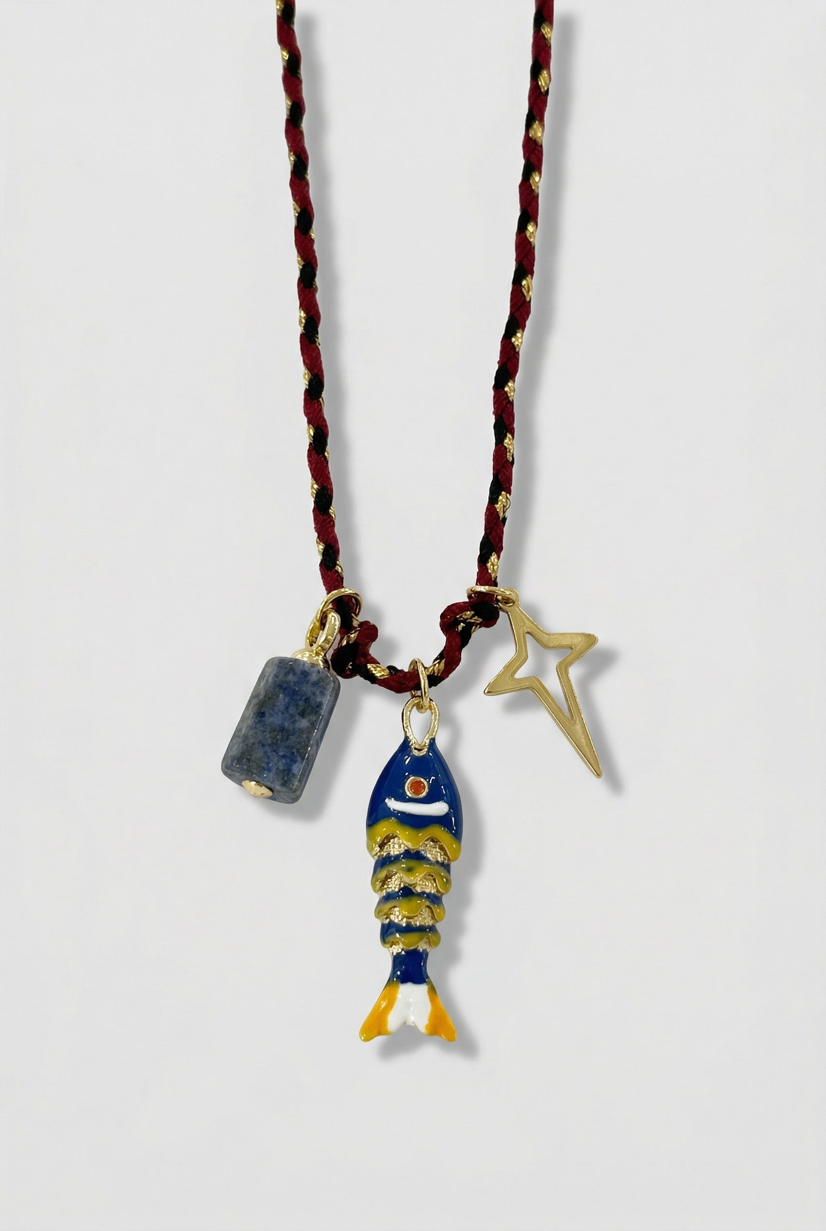 Azure Tides Charm Necklace