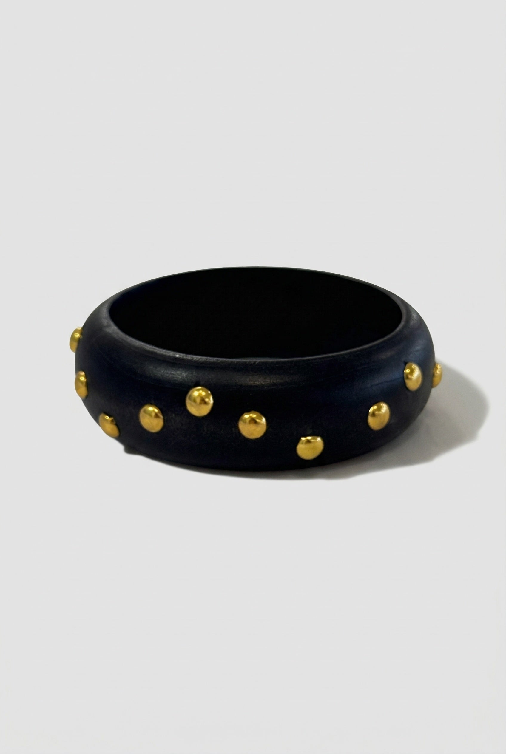 Studded Wooden Bangle