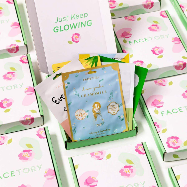 Spring Season Sheet Mask Essentials Bundle by FaceTory | MILK MONEY milkmoney.co | natural skin care products. organic skin care. 