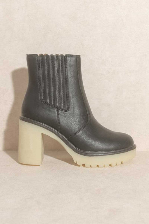 Anastasia Paneled Boot black side | MILK MONEY milkmoney.co | cute shoes for women. ladies shoes. nice shoes for women. ladies shoes online. ladies footwear. womens shoes and boots. pretty shoes for women. beautiful shoes for women.