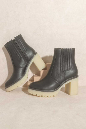 Anastasia Paneled Boot black side | MILK MONEY milkmoney.co | cute shoes for women. ladies shoes. nice shoes for women. ladies shoes online. ladies footwear. womens shoes and boots. pretty shoes for women. beautiful shoes for women.
