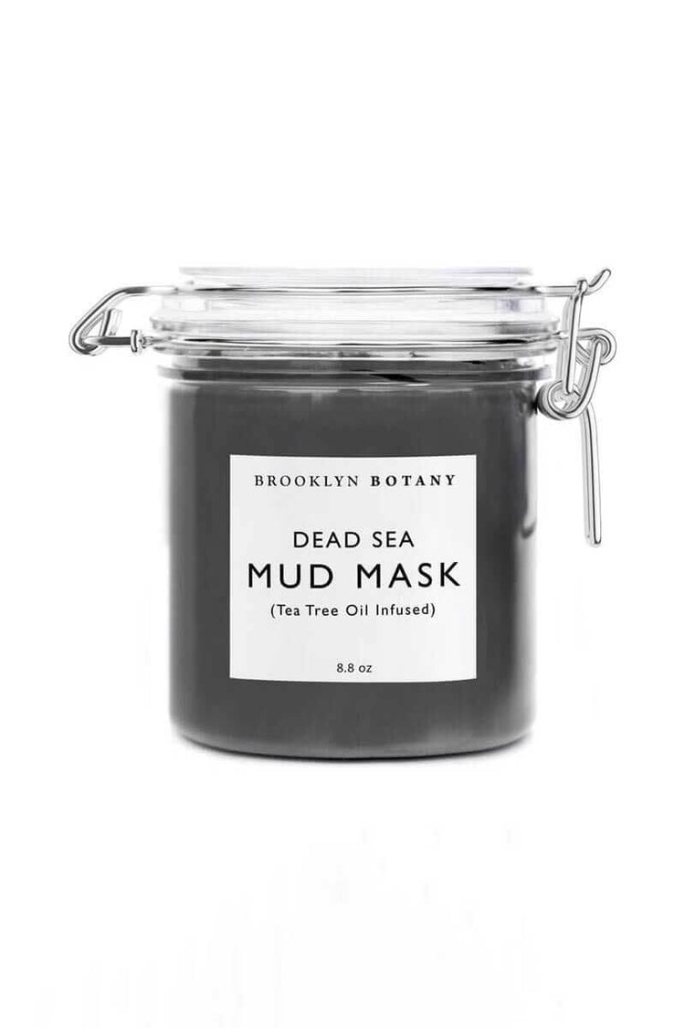 Brooklyn Botany Dead Sea Mud Mask with Tea Tree Oil front | MILK MONEY milkmoney.co | natural skin care products. organic skin care. clean beauty products. organic skin care products. natural skincare. vegan skincare. organic skincare. organic beauty products. vegan cruelty free skincare. vegan skincare products