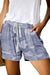 Camo Casual Drawstring Shorts blue front | MILK MONEY milkmoney.co | cute clothes for women. womens online clothing. trendy online clothing stores. womens casual clothing online. trendy clothes online. trendy women's clothing online. ladies online clothing stores. trendy women's clothing stores. cute female clothes.
